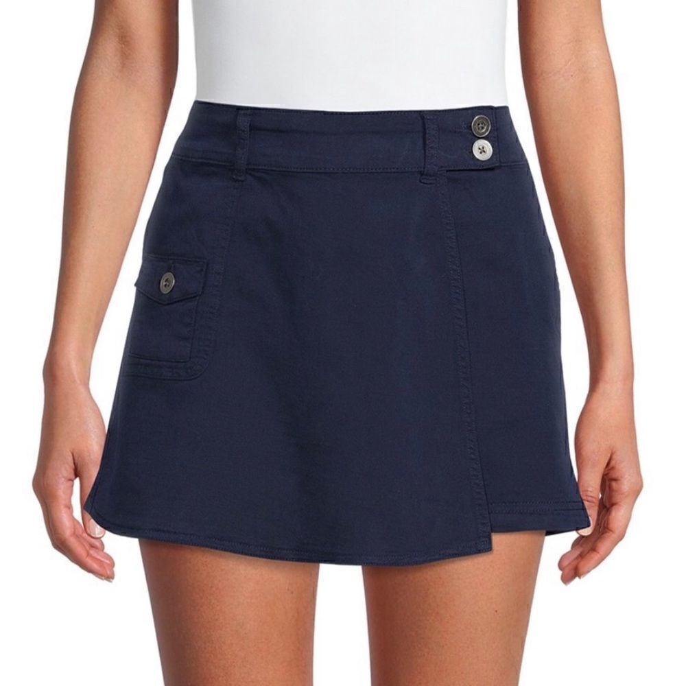 Time and Tru Lyocell Blend Women’s Utility Skort, Size 2